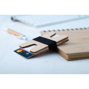 Wolly porte-cartes en bambou 5