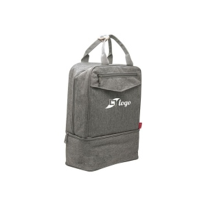 Sac à dos isotherme 'Yari', gris chiné RPET 4