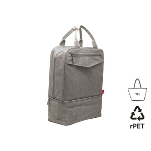 Sac à dos isotherme 'Yari', gris chiné RPET 2