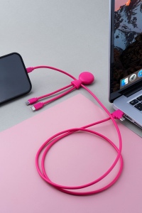 Mr Bio Long - Câble d'1 M avec une double entrée Type C/USB 20