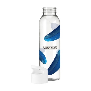 Luxeuse bouteille d'eau en RPET transparent 46