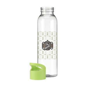 Luxeuse bouteille d'eau en RPET transparent 50