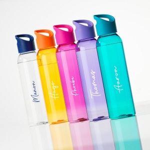 Luxeuse bouteille d'eau en RPET transparent 53