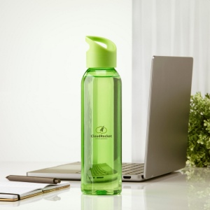 Luxeuse bouteille d'eau en RPET transparent 55