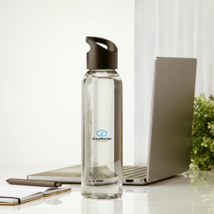 Luxeuse bouteille d'eau en RPET transparent 63