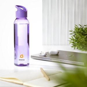 Luxeuse bouteille d'eau en RPET transparent 72