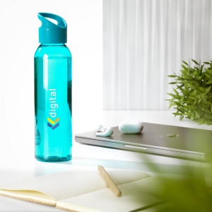 Luxeuse bouteille d'eau en RPET transparent 75