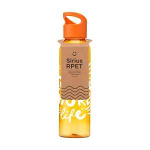 Luxeuse bouteille d'eau en RPET transparent 5