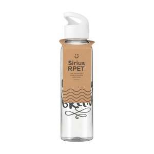 Luxeuse bouteille d'eau en RPET transparent 14