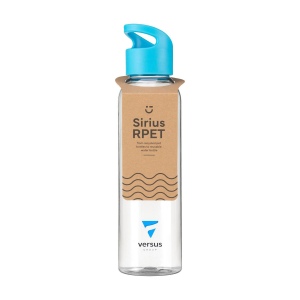 Luxeuse bouteille d'eau en RPET transparent 17