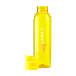 Luxeuse bouteille d'eau en RPET transparent 13