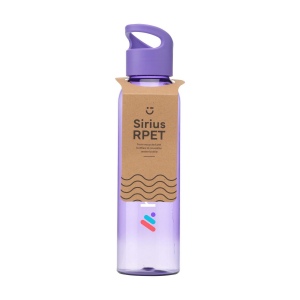 Luxeuse bouteille d'eau en RPET transparent 7