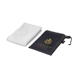 Serviette réfrigérante spéciale pour le sport/refroidissement en polyester RPET dans une pochette RPET 2
