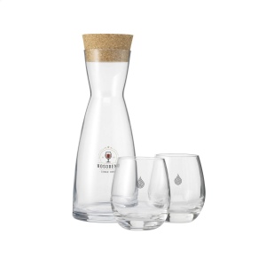 Elégante carafe en verre avec un bouchon en liège 4