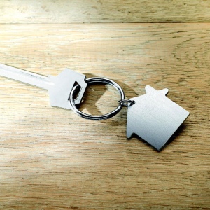 Porte clés métal maison - HEIM 4