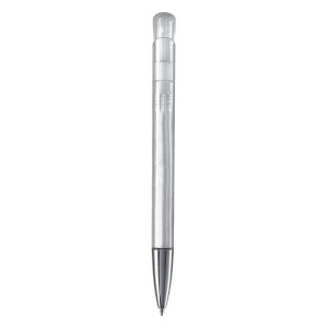 Stylo bille Atlas transparent et pointe métal 8