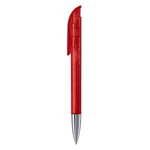 Stylo bille Atlas transparent et pointe métal 17