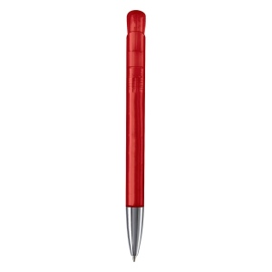 Stylo bille Atlas transparent et pointe métal 18