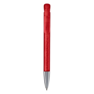 Stylo bille Atlas transparent et pointe métal 19