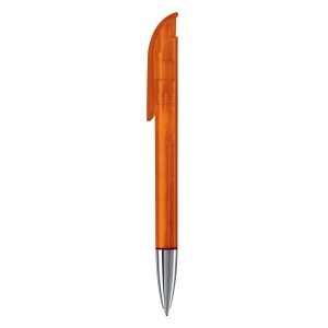Stylo bille Atlas transparent et pointe métal 20