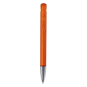 Stylo bille Atlas transparent et pointe métal 21
