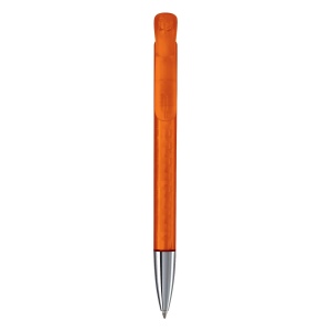 Stylo bille Atlas transparent et pointe métal 22
