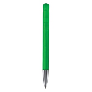 Stylo bille Atlas transparent et pointe métal 23