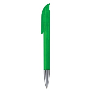 Stylo bille Atlas transparent et pointe métal 24
