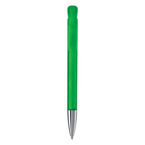 Stylo bille Atlas transparent et pointe métal 25