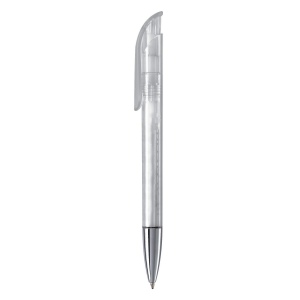 Stylo bille Atlas transparent et pointe métal 10