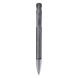 Stylo bille Atlas transparent et pointe métal 12