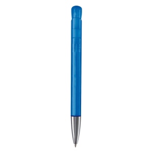 Stylo bille Atlas transparent et pointe métal 15