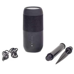Wireless solar speaker torch 2x5W IPX6 4