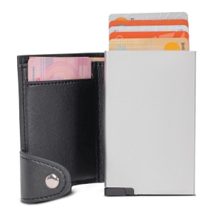 Portefeuille avec porte-cartes bleue RFID 3