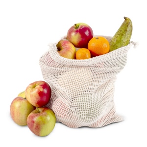 Sac de courses, réutilisable, en coton 25x30cm 5