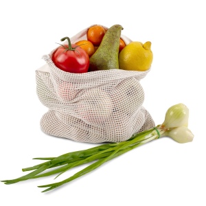 Sac de courses, réutilisable, en coton 30x40cm 3