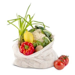 Sac de courses, réutilisable, en coton 40x45cm 4