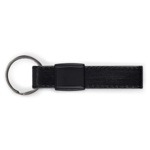 Porte-clés en cuir artificiel et métal 4