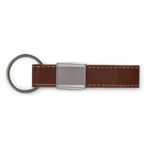 Porte-clés en cuir artificiel et métal 5