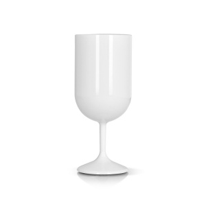 VERRE A PIED EN PLASTIQUE REUTILISABLE TRITAN 18 cl RAS BORD 2