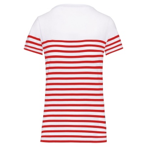 T-shirt marin col rond Bio femme 8