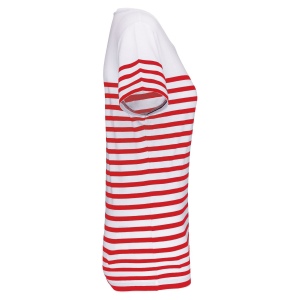 T-shirt marin col rond Bio femme 12