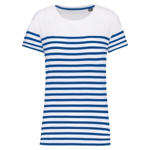 T-shirt marin col rond Bio femme 5