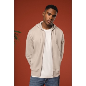 Sweat-shirt écoresponsable zippé à capuche homme