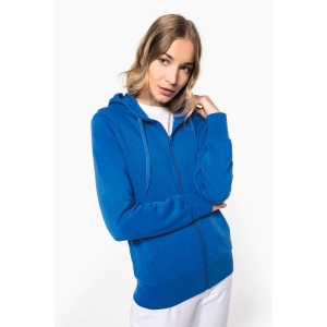 Sweat-shirt écoresponsable zippé à capuche femme 14
