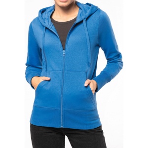 Sweat-shirt écoresponsable zippé à capuche femme 23
