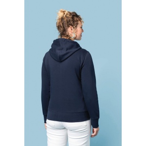 Sweat-shirt écoresponsable zippé à capuche femme 28