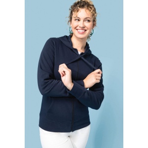 Sweat-shirt écoresponsable zippé à capuche femme 31