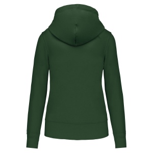 Sweat-shirt écoresponsable zippé à capuche femme 36