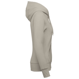 Sweat-shirt écoresponsable zippé à capuche femme 55